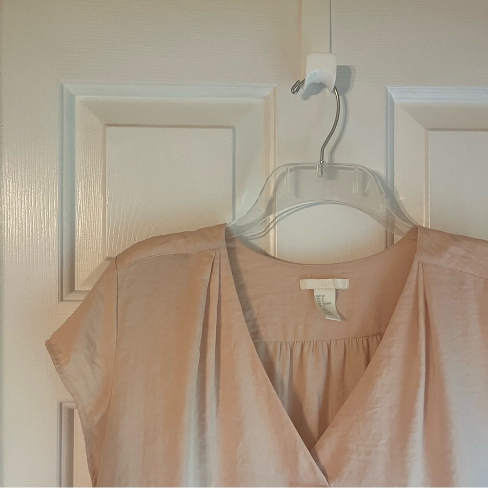 H&M Blouse Light Pink Sz 8